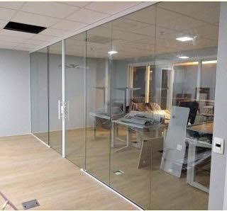 Divisória em Vidro Temperado